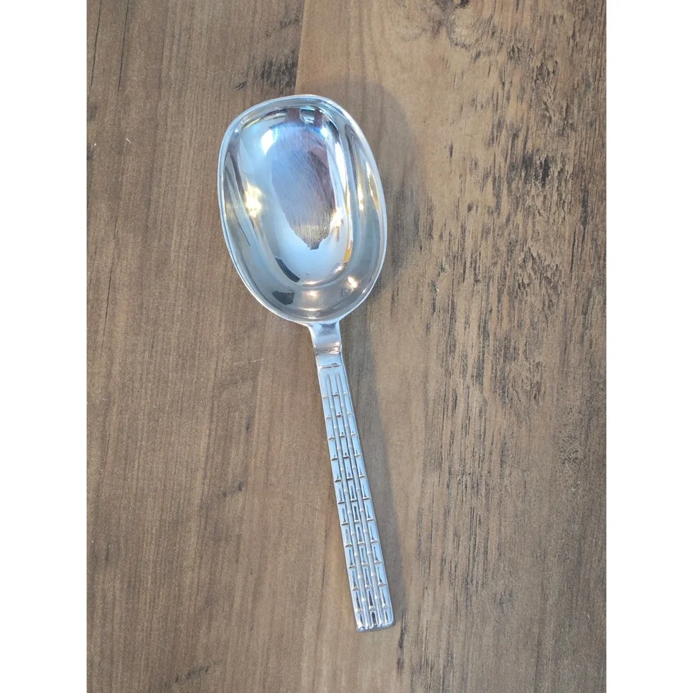 Ralph Lauren RLL Flatware - Watchband - Hollowware Ice Scoop w/ Silverplate Bowl